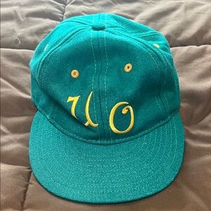 Oregon Ducks Baseball Cap with Yellow Embroidered U O